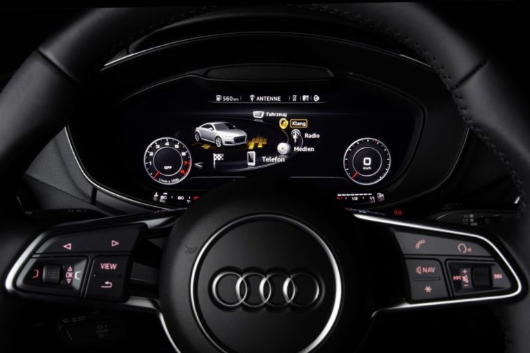 The New Audi TT Instrument Cluster Created with Rightware Kanzi UI Solution
